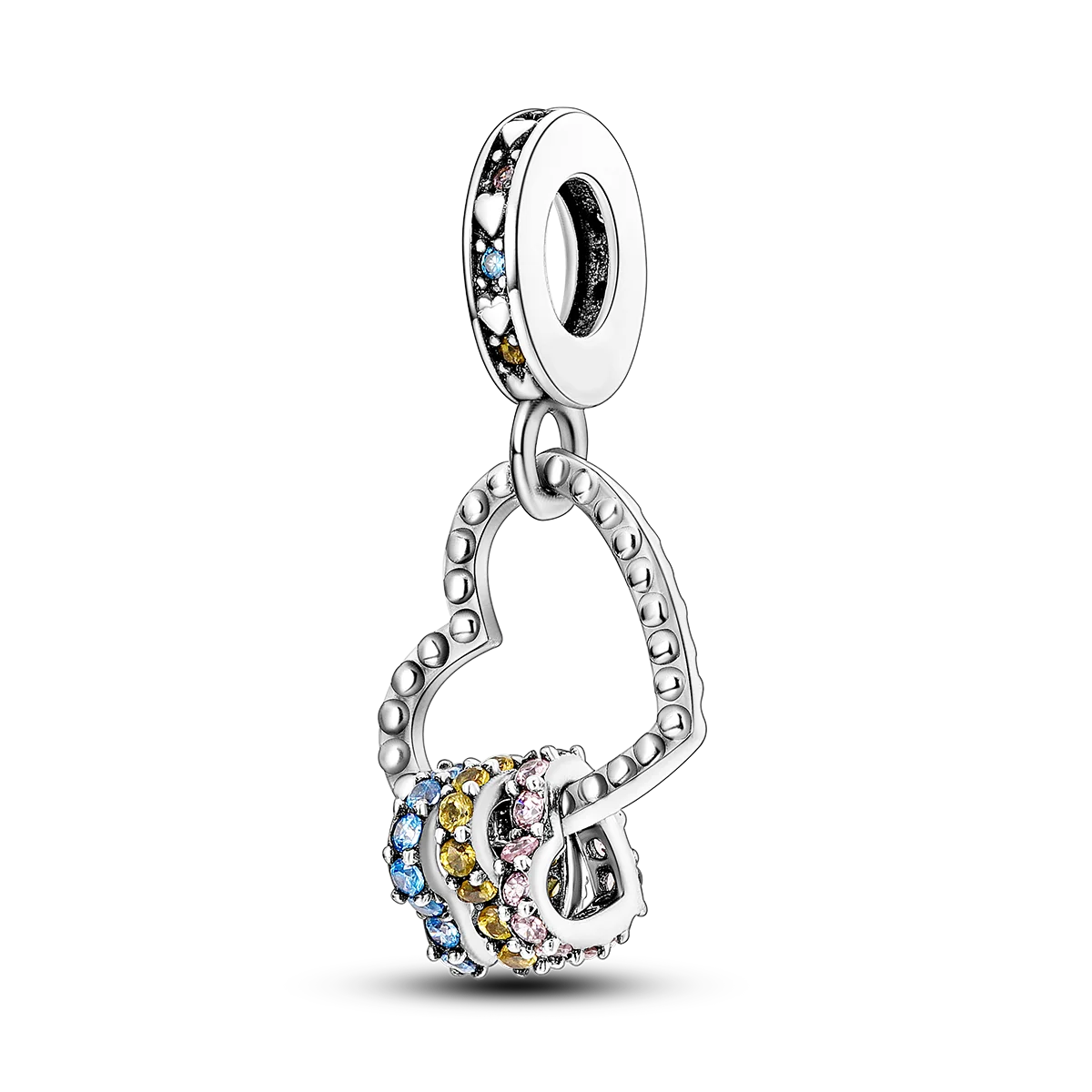 925 Silver Rainbow Flower Dragonfly Charms Dangle Charm Animal Bead Fit Original Bracelet Jewelry DIY