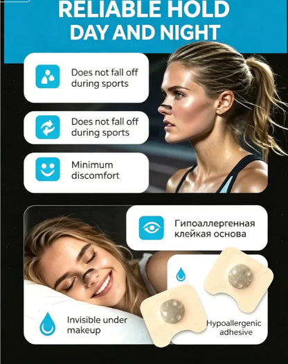 Anti-Snore Magnetic Nose Clips Set for Adults, Nasal Dilator Breathing Aid, Boost Nasal Airflow, Snoring Relief for Restful Sleep