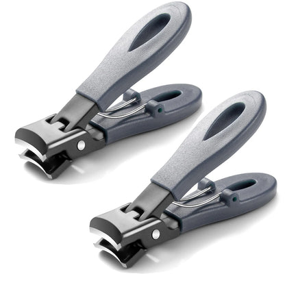 Portable Ultra Sharp Nail Clippers Stainless Steel Wide Jaw Opening Anti Splash Toe Fingernail Trimmers For Woman Man