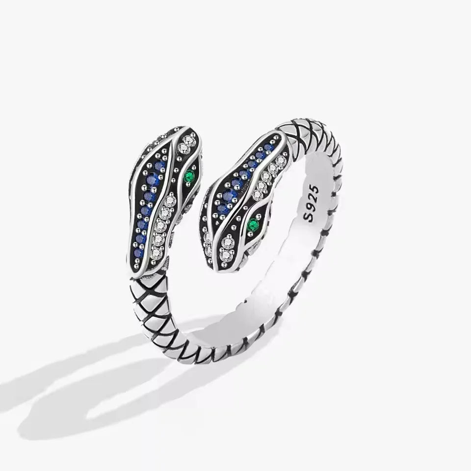 VENTFILLE 925 Sterling Silve Flower Ring for Women Gift Hollow Out Design Retro Hip Hop Versatile Jewelry Party Gift Dropship