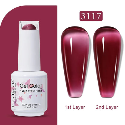 Clou Beaute TPO FREE Nail Gel Polish High Pigment Nail Art Supply Spring Summer Pastal Color Varnish UV Gel Clear Base Top Coat
