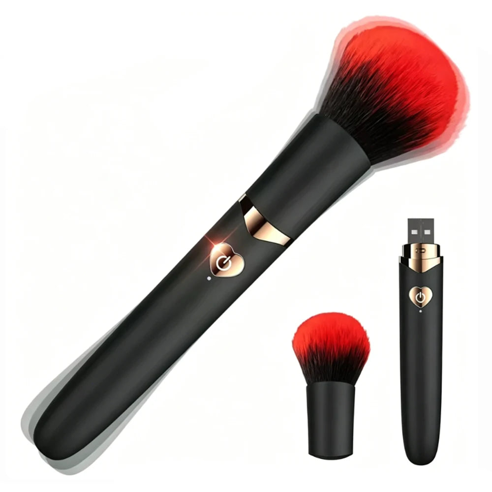 Portable Waterproof Concealer Brush-Style Vibration Stimulator Adjustable G-Spot Anal Vaginal Adult Toy for Sexual Wellness Gift