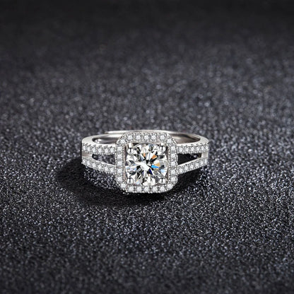 New 925 Sterling Silver Ring High Quality Perfect Gem Zircon For Women Wedding Fine Jewelry Accessories Party Gifts