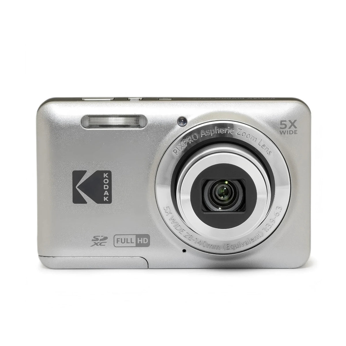 KODAK PIXPRO FZ55-RD 16MP Digital Camera 5X Optical Zoom 28mm Wide Angle 1080P Full HD Video 2.7" LCD Vlogging Camera