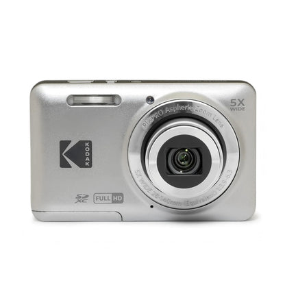 KODAK PIXPRO FZ55-RD 16MP Digital Camera 5X Optical Zoom 28mm Wide Angle 1080P Full HD Video 2.7" LCD Vlogging Camera