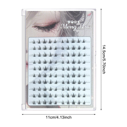 60/100pcs 3D Eyelash Extensions Curling Up Volume False Eyelashes DIY Cosplay Makeup for Women and Girls Cosmetic Supplies