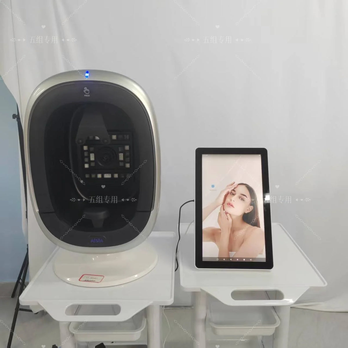 Supreme Portable 3D Magic Mirror | Professional Facial Detector & Monitor, Super Sensitive Camera Reveals All Hidden Skin Proble