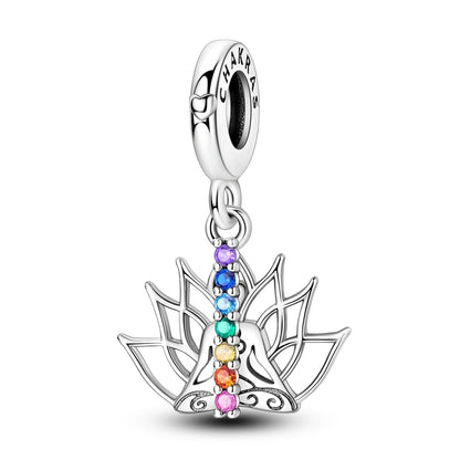 New 925 Sterling Silver Cosmic Star Moon Charms Pendants For Women Fit Original Bracelet DIY Jewelry Gifts