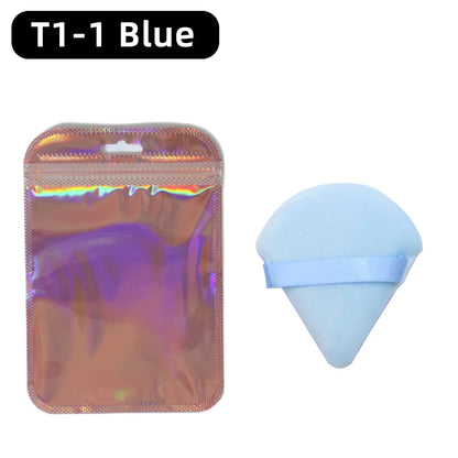 OGEYERO Velvet Triangle Powder Puff Make Up Sponges for Face Eyes Contouring Shadow Seal Cosmetic Foundation Makeup Tool