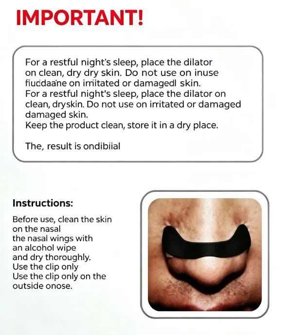 Magnetic Nasal Dilator Anti Snoring Stop Snoring Black Sleep Aid Nose Clip for Men Women