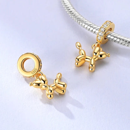 Charms 925 Sterling Silver Dog Cat Paw Print Love Pets Charms Beads Fit Original Bracelets Necklaces Pendant Women DIY Jewelry