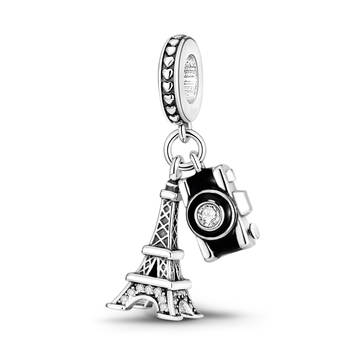 925 Silver Rainbow Flower Dragonfly Charms Dangle Charm Animal Bead Fit Original Bracelet Jewelry DIY