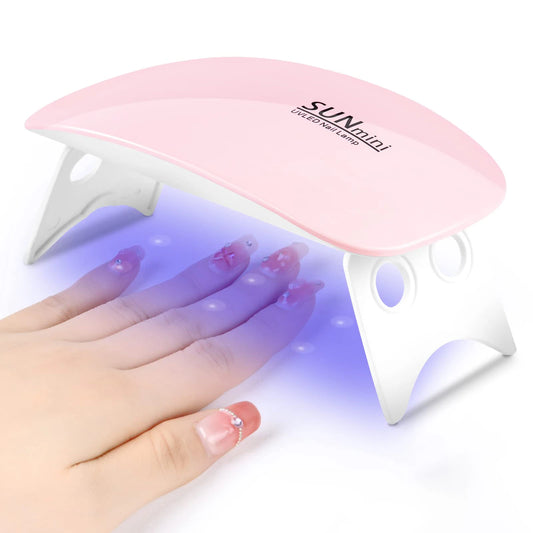 LED Nail Lamps for Gel Mini UV Light for Nails Portable LED Nail Lamp Nail Dryer Gel Lamp for Women and Girls Manicure