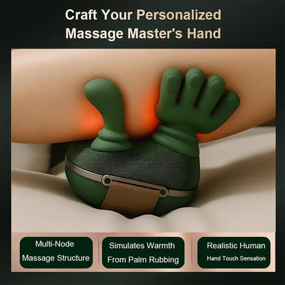 Electric Neck Shoulder Massager 4D Kneading Simulated Human Hand Massage Device For Muscle Relaxation Daily Use