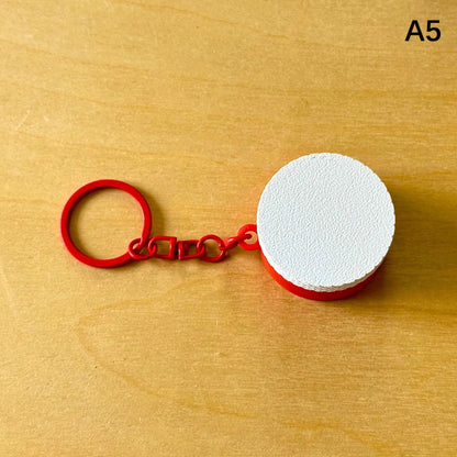 Mini Portable Plastic Pill Box with Keychain - Cross Symbol Medicine Case for Daily Use And Emergencies Sliding Capsule Holder