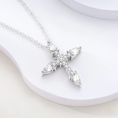 Original 925 Sterling Silver Necklace For Women Pearl Cross Butterfly Turtle Heart Shape Women Necklace Jewelry Gift