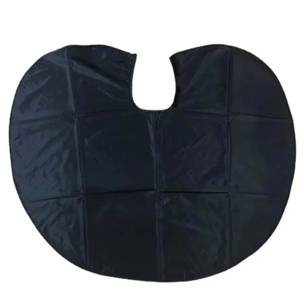 Professional Black Square Hair Cutting Cloak – Salon Barber Apron Wrap for Hair Tint & Styling
