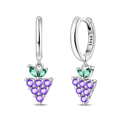 New 925 Sterling Silver Wine Cup Butterfly  Women Earrings Brilliant Wedding Engagement Star Earrings Jewelry Gift