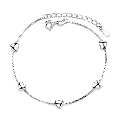 VENTFILLE 925 Silver Diamond-Studded Butterfly Bracelet Women's Fashion Temperament Flower Adjustable Bracelet