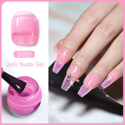 Clou Beaute TPO FREE Nail Gel Polish High Pigment Nail Art Supply Spring Summer Pastal Color Varnish UV Gel Clear Base Top Coat