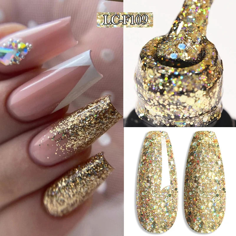 LILYCUTE 7ML Jelly Black Quick Extension Gel Nail Polish Nude Esmalte Unas Semipermanente UV Soak Off Nail Art Construction Gel