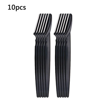Eyebrow Trimmer Knives Makeup ToolsPortable Face Razor Hair Remover Cutter Brow Epilation Hair Removal Eye  Shaver Blades
