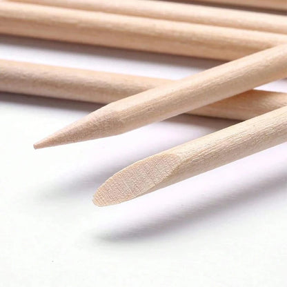50/100PCS Disposable Wood Stick Beauty Spatulas Log Hair Removal Wax Coating and Scraping Tool Eyebrow Trimming Wooden Stick