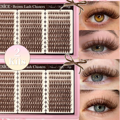DIY lash Professional Eyelash Extension/10-16mm/Thick False Eyelashes Mixed0.07mm/D Curl Cat-Eye for a Fluffy And Dramatic Look