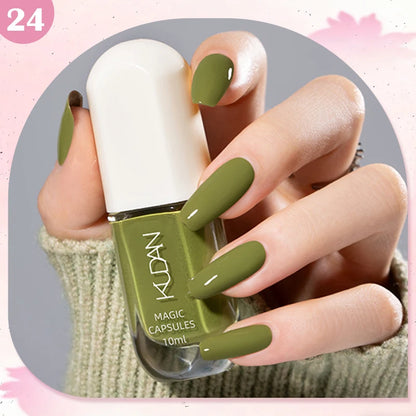 10ml Water-Based Peel Off Nail Polish 40 Colors Long Lasting Quick Drying No Need of Lamp to Cure Nail Supplies Manicure Nails