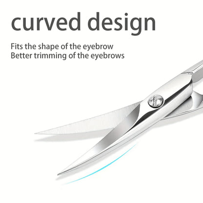 Small Stainless Steel Scissors For Nails, Eyebrow And Nose Hair Scissors, Nail Trimmers, Facial Trimmers, Makeup And Beauty Tool