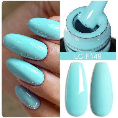 LILYCUTE 7ML Jelly Black Quick Extension Gel Nail Polish Nude Esmalte Unas Semipermanente UV Soak Off Nail Art Construction Gel