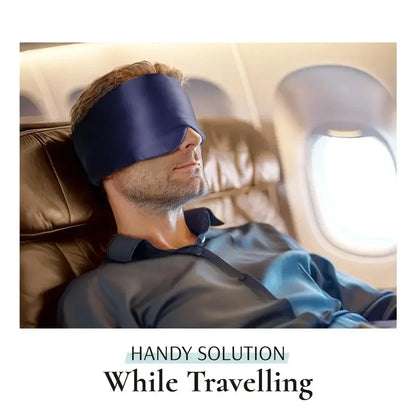 Mulberry Silk Light Blocking Sleep Eyemask Soft Padded Travel Eyeshade Comfort Sleeping Aid For Home Trip