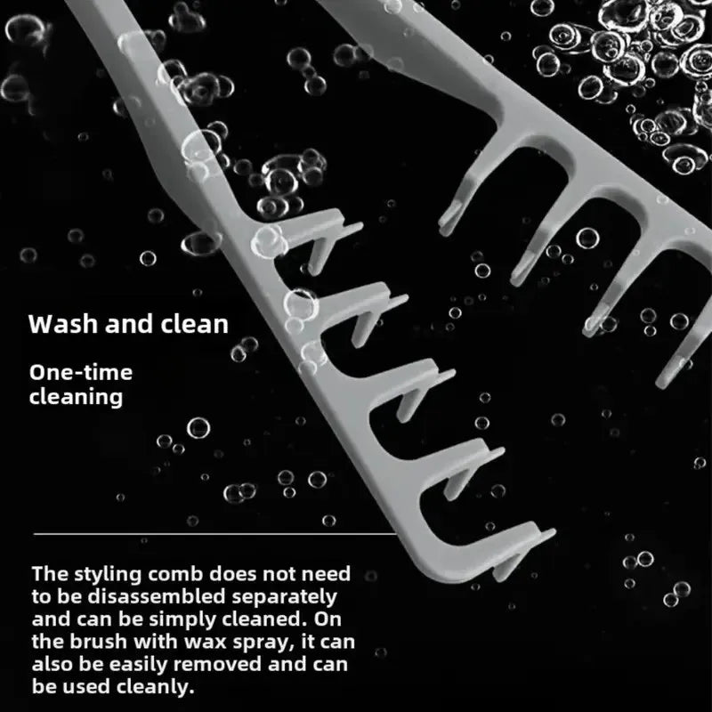 Volumizing Wide-Tooth Hair Styling Comb Textured Styling Comb Korea Style Seam Covering Bangs Hair Combs For Men