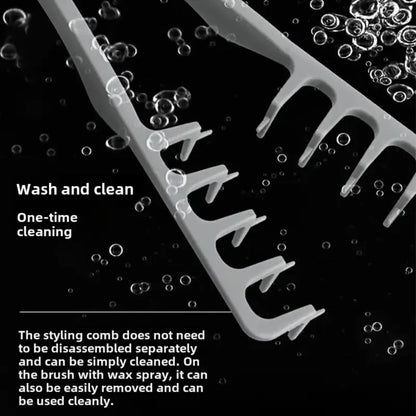 Volumizing Wide-Tooth Hair Styling Comb Textured Styling Comb Korea Style Seam Covering Bangs Hair Combs For Men