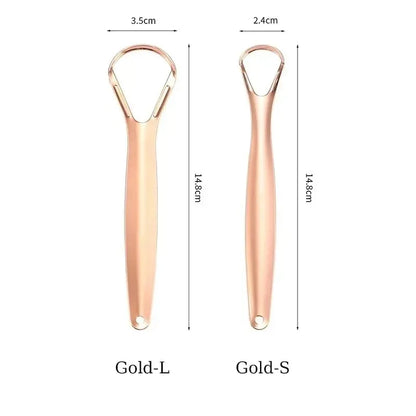 Fights Bad Breath Tongue Cleaner, Stainless Steel Scraper, Removes Bacteria & Coating, for Fresh Breath Daily