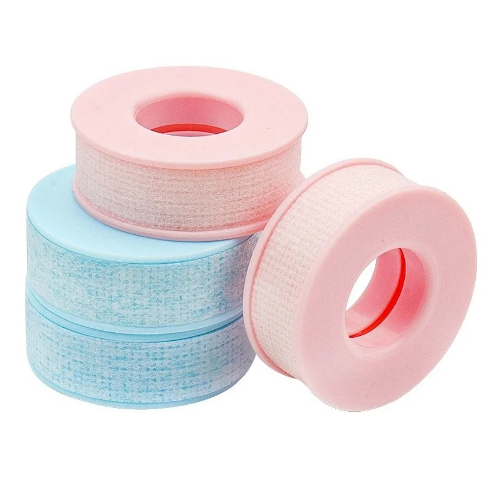 NonWoven Silicone Gel Tape Sensitive Skin Color Tape,Multi Use Micropore Breathable Under Eye Pad Patches,Eyelash Extension Tool