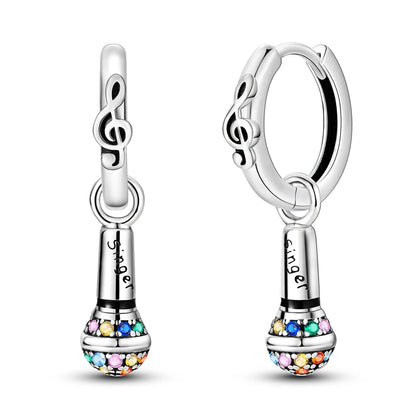 New 925 Sterling Silver Wine Cup Butterfly  Women Earrings Brilliant Wedding Engagement Star Earrings Jewelry Gift
