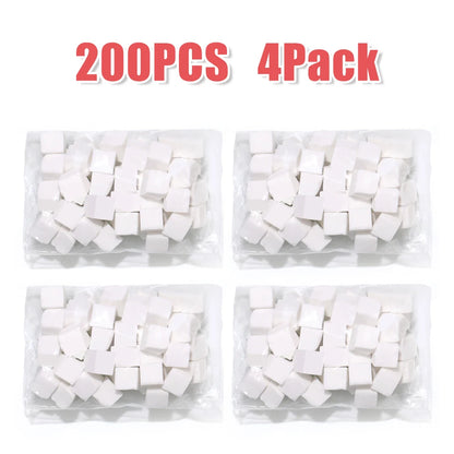 LINMANDA 200/50PCS Nail Sponge Sponge with Grab Pen and Sponge Grab Clip Set Nail Gradient Color Nail Tool Accessories