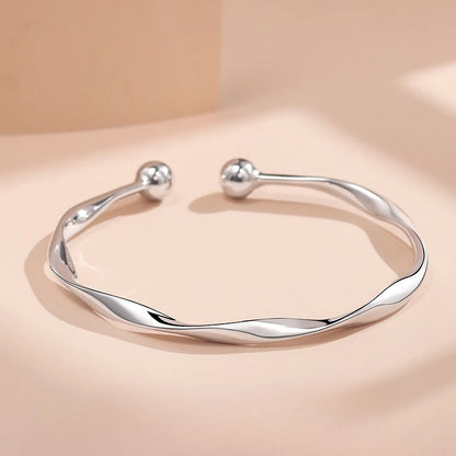 925 Sterling Silver Peacock Opening Screen Bracelet For Women Luxury Designer Texture Open Bracelets Party Original Jewelry Gift