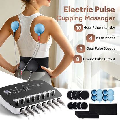 Microcurrent Muscle Stimulator EMS Tens Body Shaping Massage Breast Enhancement Neck Shoulder Back Arm Leg Massage Machine