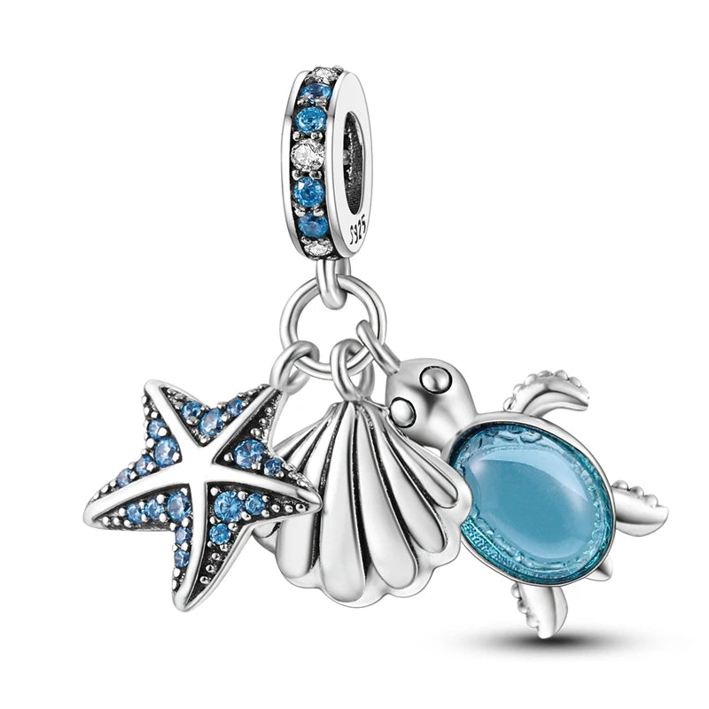 Charm Hot Sales 925 Silver Original Charms Beads Fit Pendant Charm Bracelet Dangle for Women DIY Fine Jewelry Making