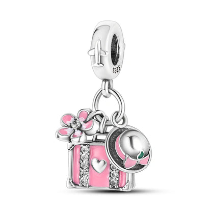 New 925 Sterling Silver Cosmic Star Moon Charms Pendants For Women Fit Original Bracelet DIY Jewelry Gifts