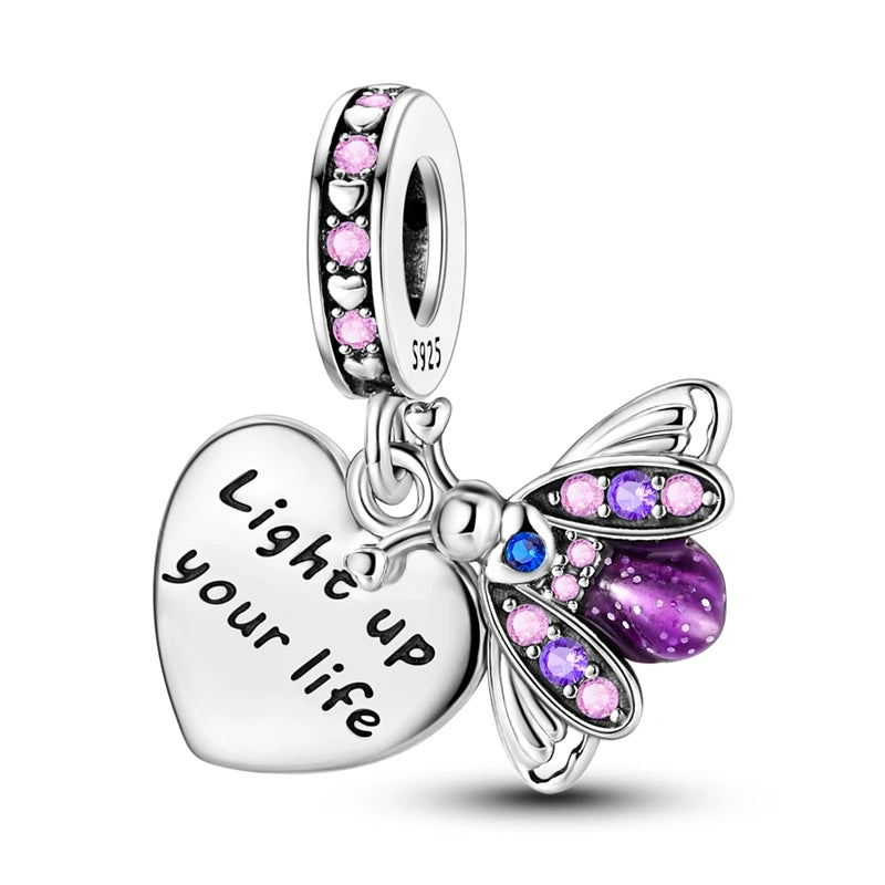 Charm Hot Sales 925 Silver Original Charms Beads Fit Pendant Charm Bracelet Dangle for Women DIY Fine Jewelry Making