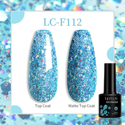 LILYCUTE 7ML Jelly Black Quick Extension Gel Nail Polish Nude Esmalte Unas Semipermanente UV Soak Off Nail Art Construction Gel