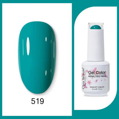 Clou Beaute TPO FREE Nail Gel Polish High Pigment Nail Art Supply Spring Summer Pastal Color Varnish UV Gel Clear Base Top Coat