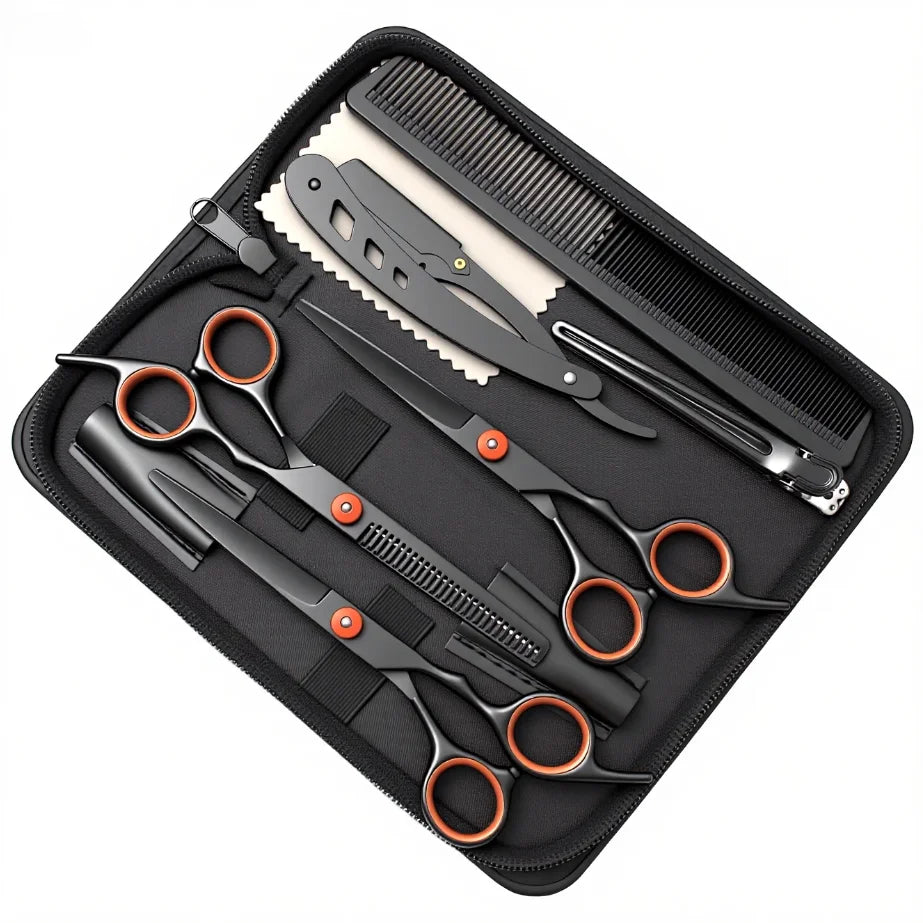Hair Scissors Professional High Quality - Japan Steel 440C Barber Scissors, Hairdressing Scissors, Hair Cutting Shears, Sharp Bl