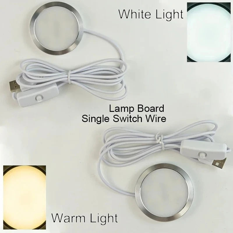 For Led Lamp Kit Adjustable Light Kit Led Light Parts Hardware DIY Model White /cold/warm Light Without Lamp Shell