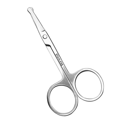 Stainless Steel Round Safety Scissors Eyebrow Makeup Scissor Beauty Nose Hair Trimmer Scissors Eyebrow Face Razors Beauty Tool