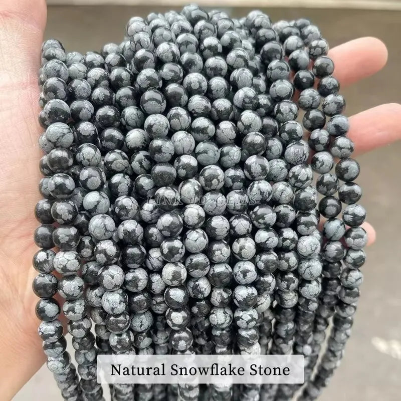 Natural Stone Golden Obsidian Bead Irisation Round Loose Spacer 4 6 8 10 12mm For Jewelry Making Diy Bracelet Necklace Accessory