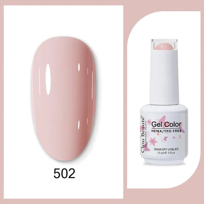 Clou Beaute TPO FREE Nail Gel Polish High Pigment Nail Art Supply Spring Summer Pastal Color Varnish UV Gel Clear Base Top Coat